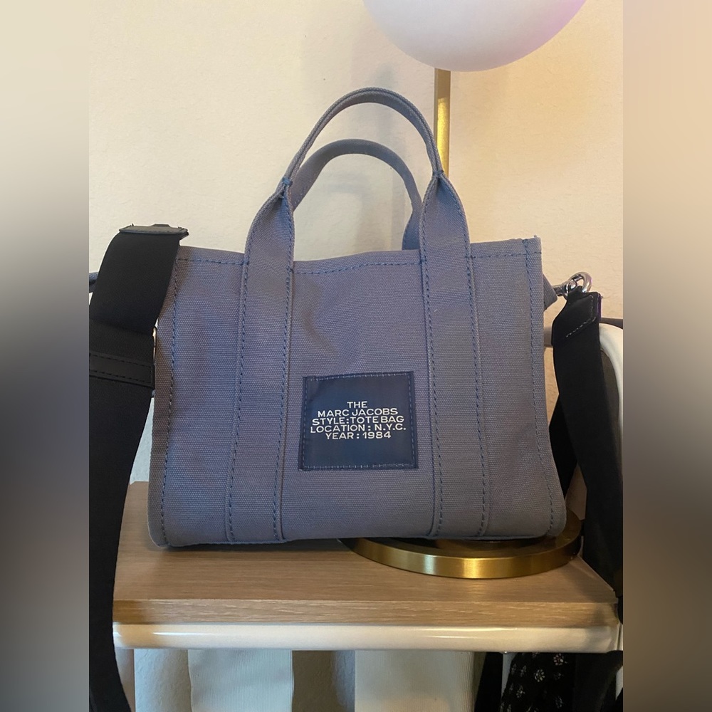 Marc Jacobs The Tote Bag in Slate Blue - Picture 2 of 5